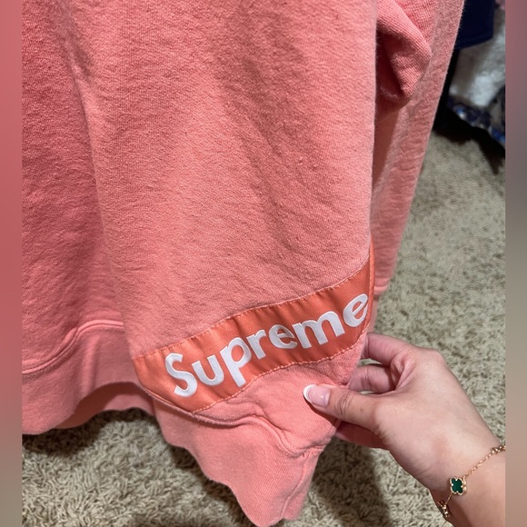supreme coral pink hoodie - Picture 6 of 7